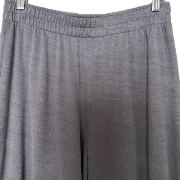 Pickadilly Canada Pebble Grey Bonnies Cropped Knit Layered Side Button Pants M - Picture 5 of 8